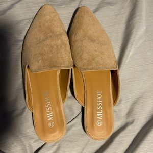 Tan Mules